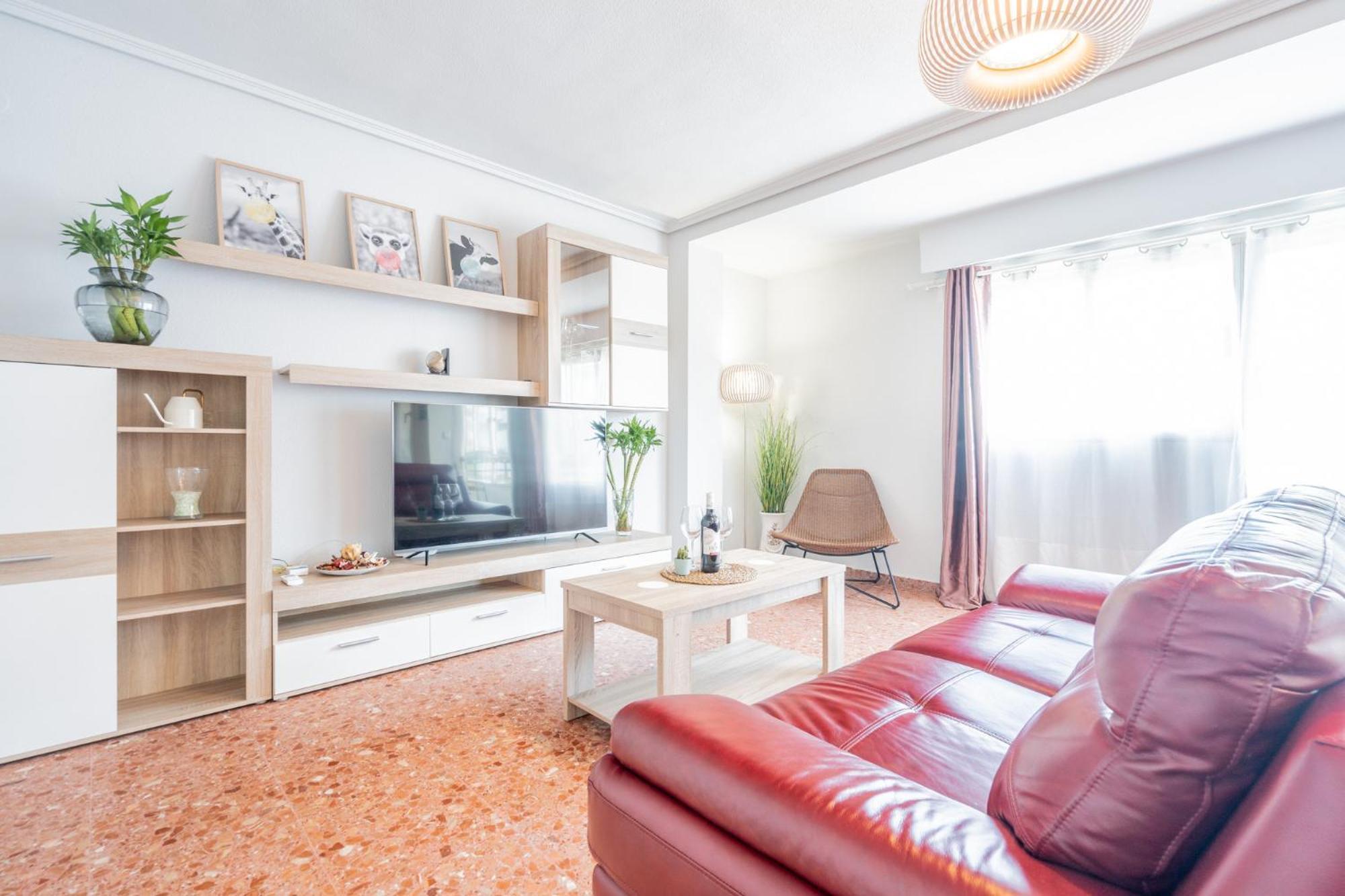 Apartamento Familiar En Avenida Del Puerto 발렌시아 외부 사진